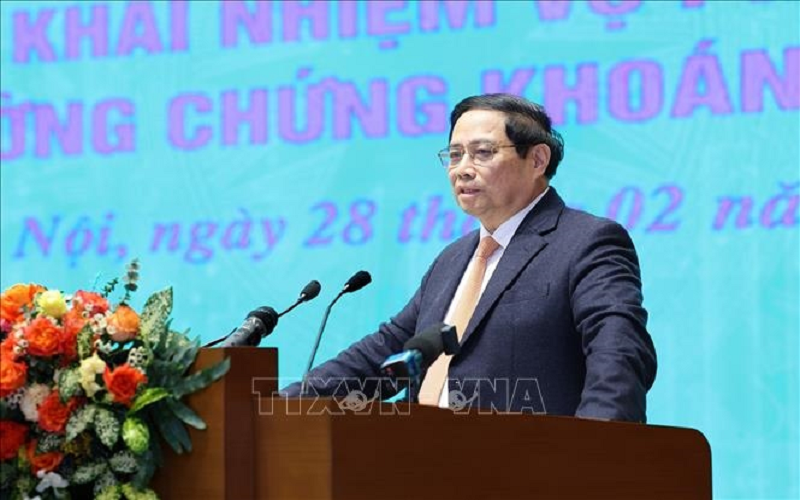 Thủ tướng Phạm Minh Chính: Sớm nâng hạng thị trường chứng khoán Việt Nam lên thị trường mới nổi