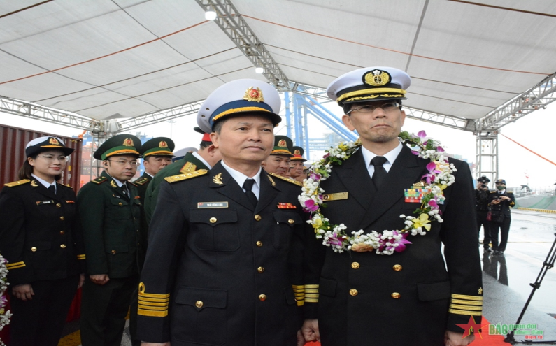 Biên đội tàu huấn luyện Nhật Bản thăm xã giao TP Hải Phòng