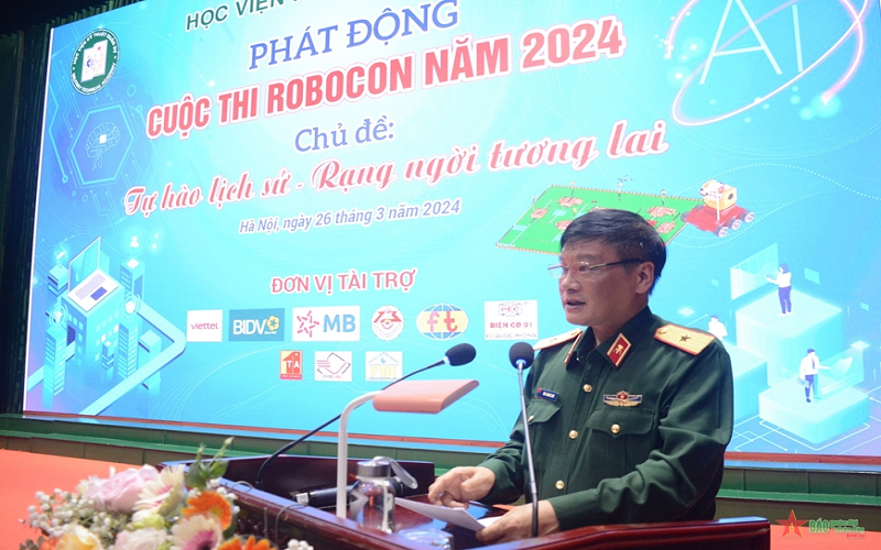 Học viện Kỹ thuật Quân sự tổ chức phát động Cuộc thi Robocon năm 2024