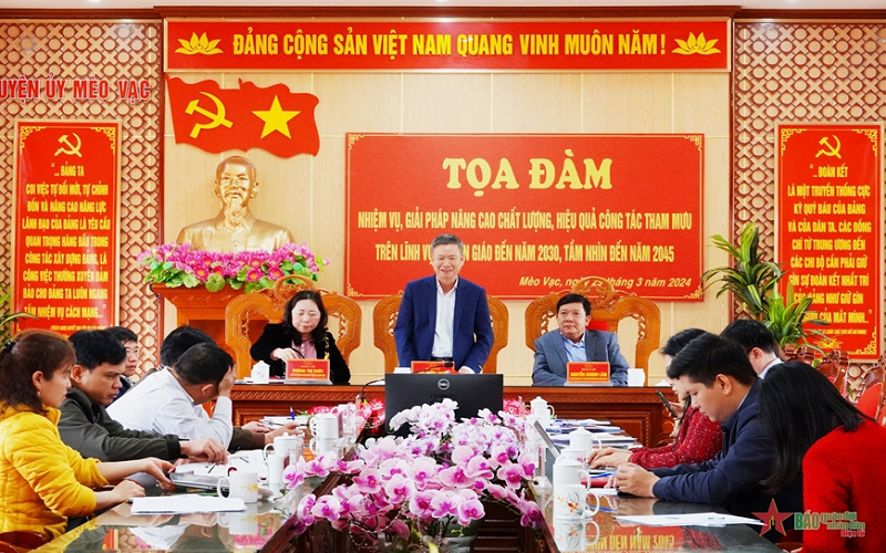 Ban Tuyên giáo Trung ương tọa đàm, khảo sát thực tiễn công tác tuyên giáo tại Hà Giang