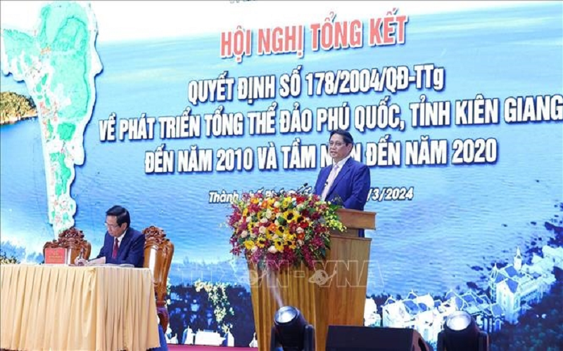 Thủ tướng Phạm Minh Chính chủ trì Hội nghị tổng kết Quyết định số 178 về phát triển tổng thể đảo Phú Quốc