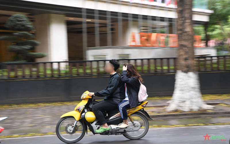 Nhiều trường hợp học sinh vi phạm giao thông bị xử lý