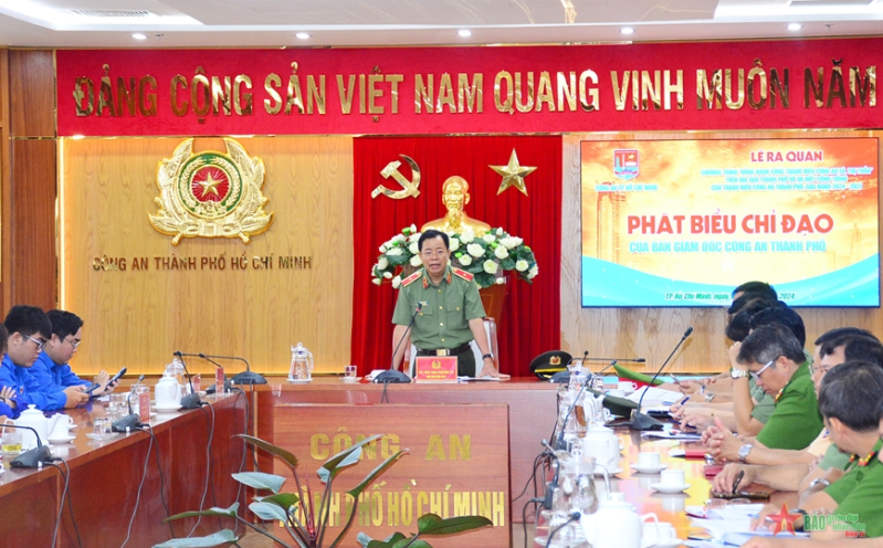 Công an TP Hồ Chí Minh ra quân đồng hành cùng thanh niên công an xã, thị trấn