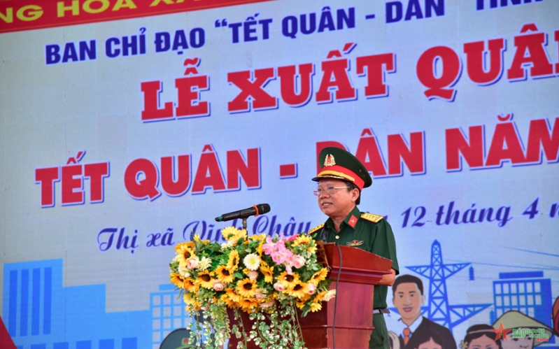 Sóc Trăng xuất quân thực hiện các hoạt động Tết quân dân mừng Chol Chnam Thmay