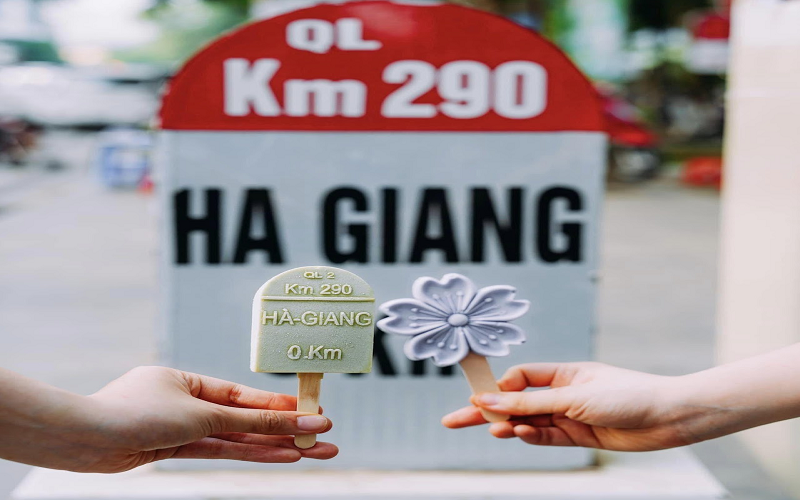 Giải mã sức hút đến từ "Kem cột mốc Hà Giang"