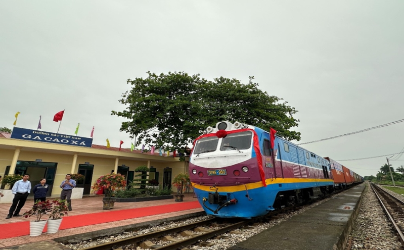 Khai trương đoàn tàu tham gia liên vận quốc tế từ ga Cao Xá (Hải Dương)