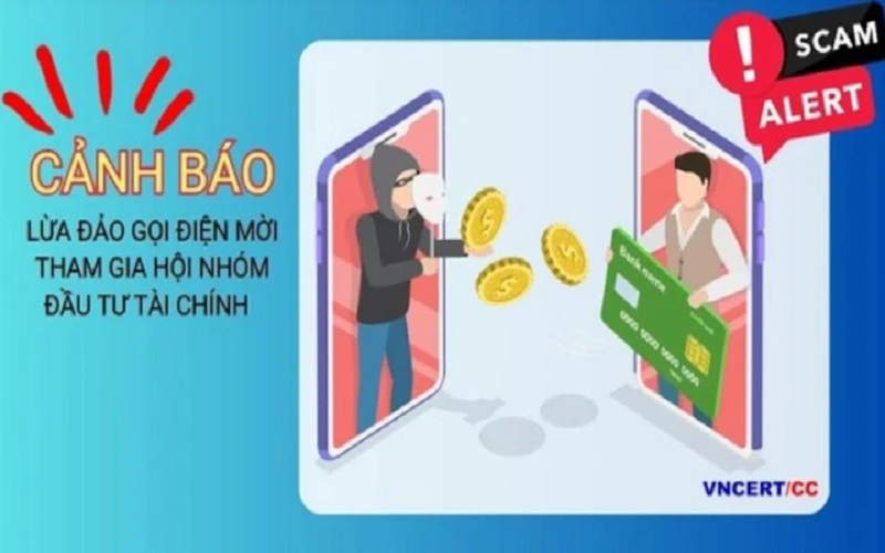 Cảnh báo thủ đoạn lừa đảo gọi điện mời tham gia hội nhóm telegram, zalo đầu tư tài chính