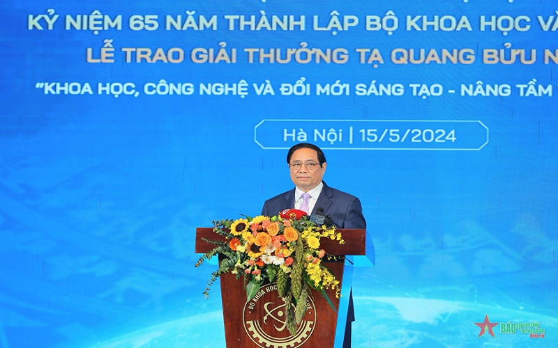 Thủ tướng Phạm Minh Chính: Khoa học công nghệ là động lực để phát triển kinh tế - xã hội và bảo vệ Tổ quốc