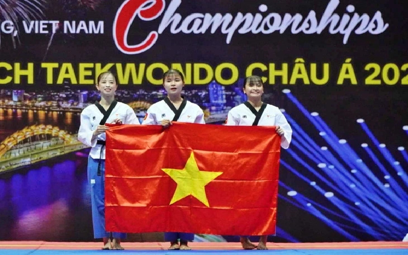 Đội tuyển taekwondo Việt Nam giành huy chương vàng châu Á