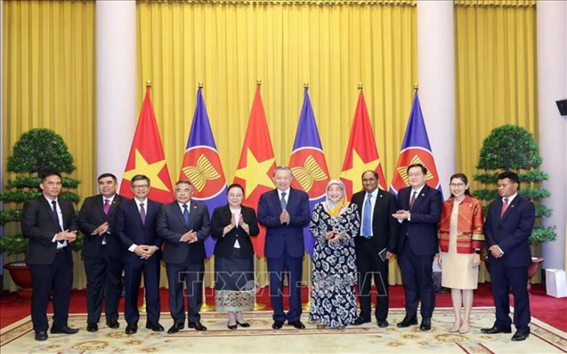 Chủ tịch nước Tô Lâm tiếp Đại sứ, Đại biện các nước ASEAN và Timor-Leste