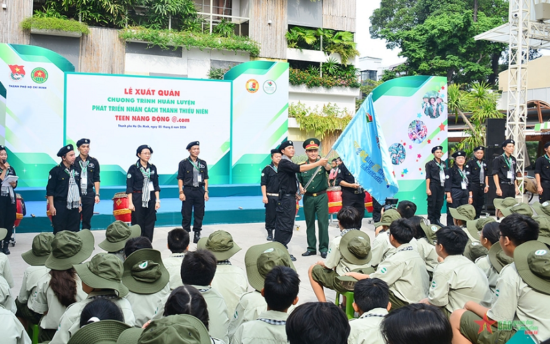 Thành đoàn TP Hồ Chí Minh phối hợp xuất quân học kỳ trong quân đội