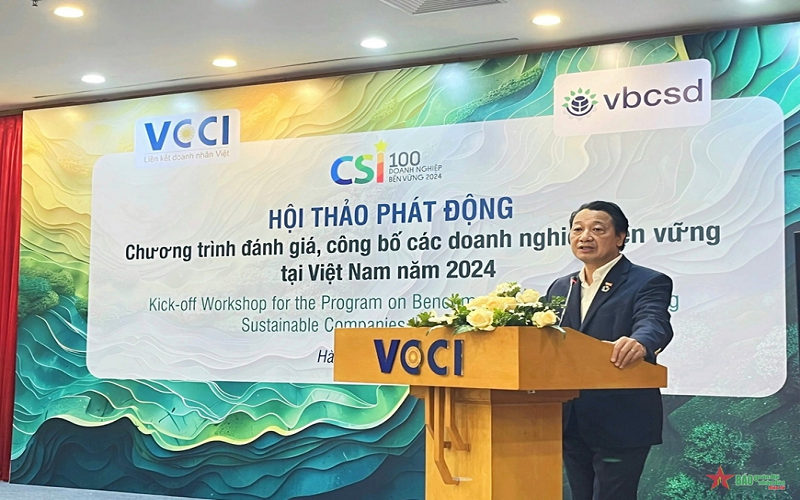 Phát động Chương trình đánh giá, công bố doanh nghiệp bền vững tại Việt Nam năm 2024