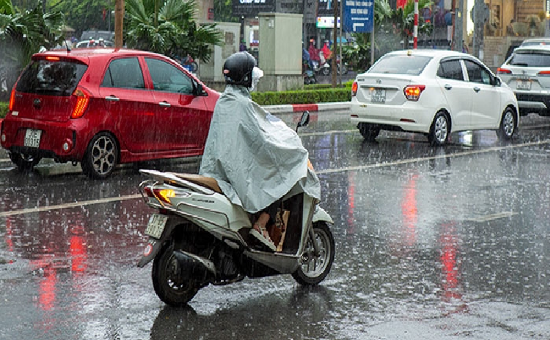 Thời tiết hôm nay (8-6): Thủ đô Hà Nội nhiều mây, chiều tối có mưa rào và dông