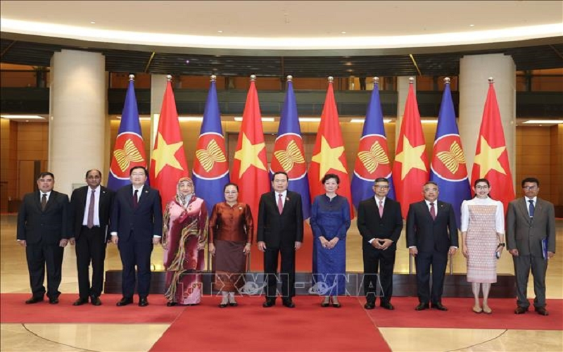 Chủ tịch Quốc hội Trần Thanh Mẫn tiếp đại sứ, đại biện các nước ASEAN và Timor-Leste