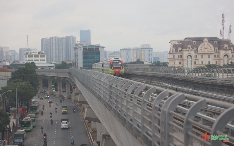 Hà Nội đang thực hiện 4 tuyến đường sắt đô thị