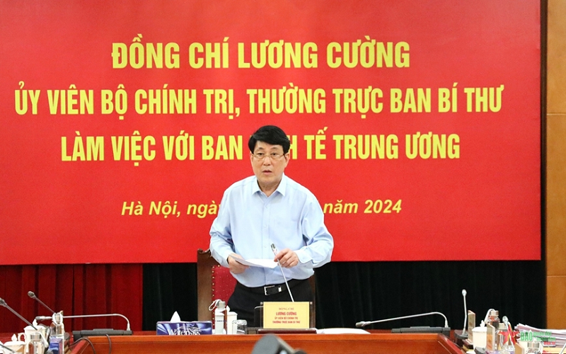 Ban Kinh tế Trung ương đã thực hiện tốt công tác tham mưu chiến lược, kịp thời về phát triển kinh tế-xã hội