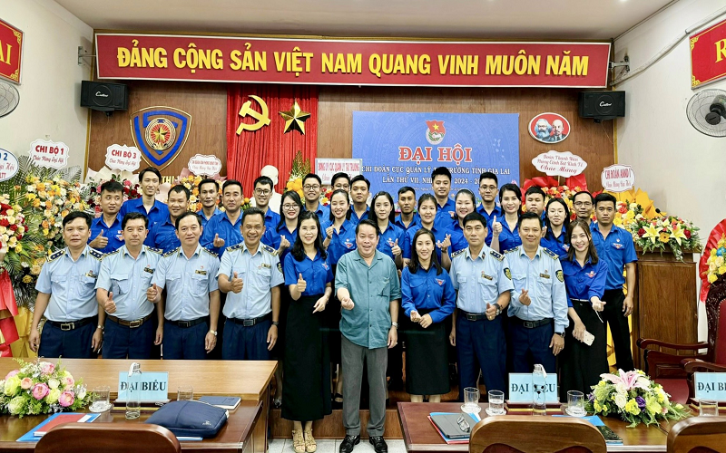 Đại hội Chi đoàn Cục QLTT tỉnh Gia Lai Lần thứ VII, nhiệm kỳ 2024-2027