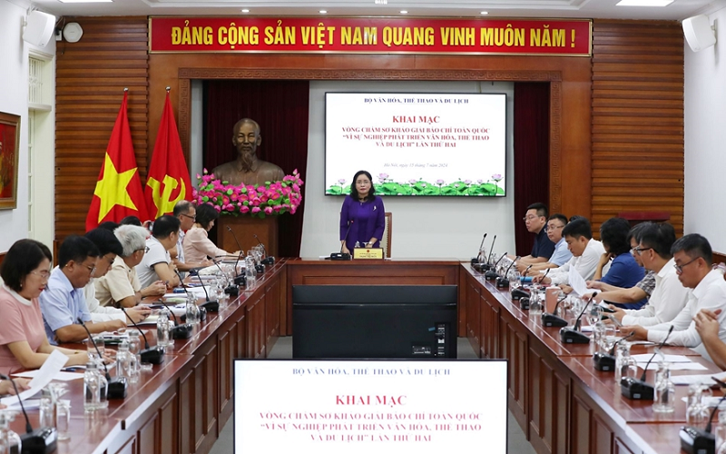 920 tác phẩm tham dự Giải báo chí toàn quốc về văn hóa, thể thao và du lịch