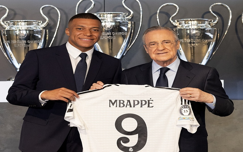 Ngôi sao Mbappe ra mắt Real Madrid