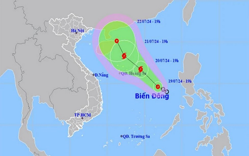 Áp thấp nhiệt đới có khả năng mạnh lên thành bão