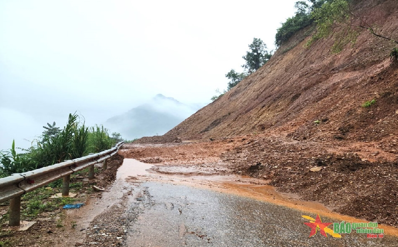 Điện Biên: Mưa lớn tiếp tục gây thiệt hại về người và nhiều tuyến đường giao thông