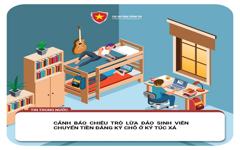 Cảnh giác chuyển tiền “cọc” trên không gian mạng khi thuê nhà nghỉ, khách sạn, ký túc xá