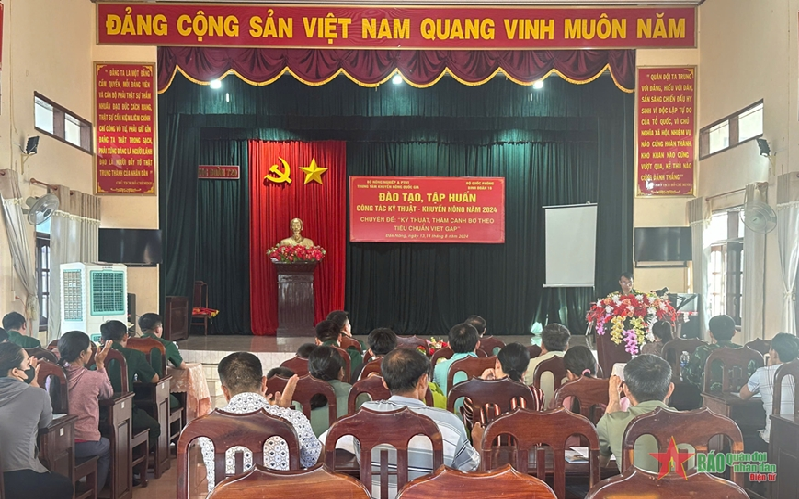 Binh đoàn 16 tập huấn công tác kỹ thuật, thâm canh vườn bơ theo tiêu chuẩn VietGAP