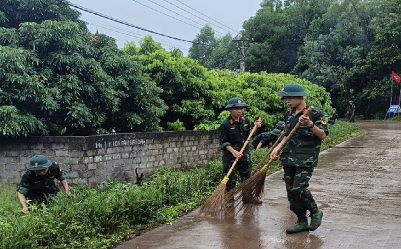 “Làng quân dân” giúp Tân Dân khởi sắc