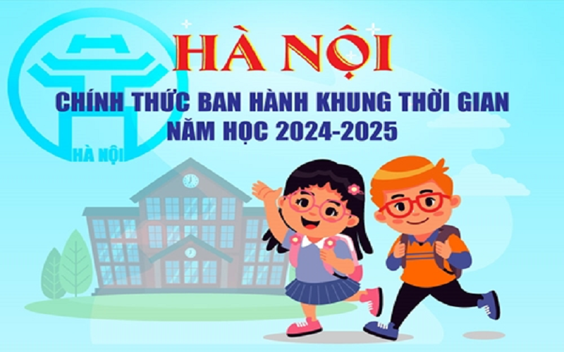 Hà Nội: Ban hành khung thời gian năm học 2024 - 2025