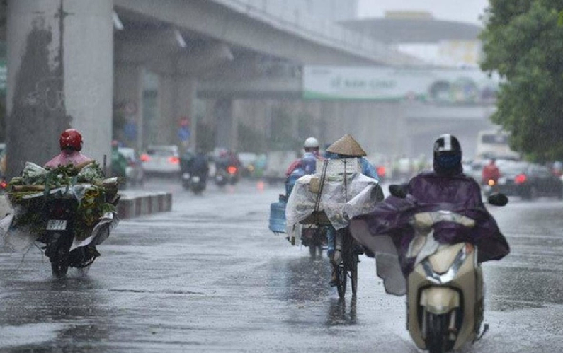 Thời tiết hôm nay (26-8): Hà Nội ngày đầu tuần nhiều mây, mưa rào