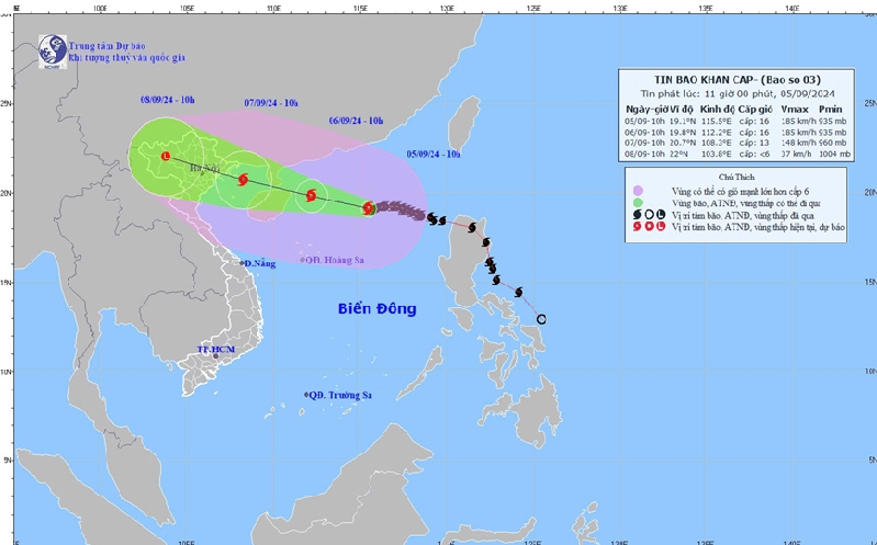 Hải Phòng khẩn cấp phòng, chống bão số 3