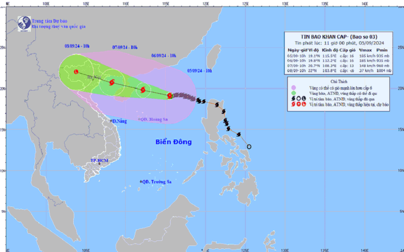 Bão số 3 mạnh lên thành siêu bão: Thủ tướng chỉ đạo tập trung ứng phó khẩn cấp