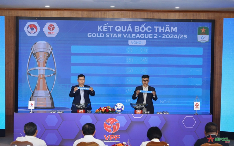 Giải bóng đá hạng Nhất Quốc gia 2024-2025 quy tụ 11 câu lạc bộ