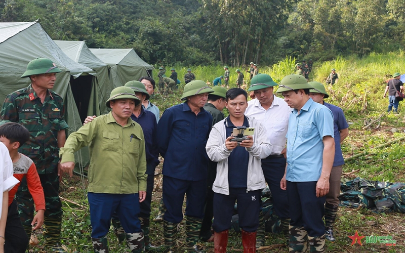 Cao Bằng: Triển khai gần 100 nhà bạt để đảm bảo chỗ ở cho người dân bị sạt lở ở Nguyên Bình