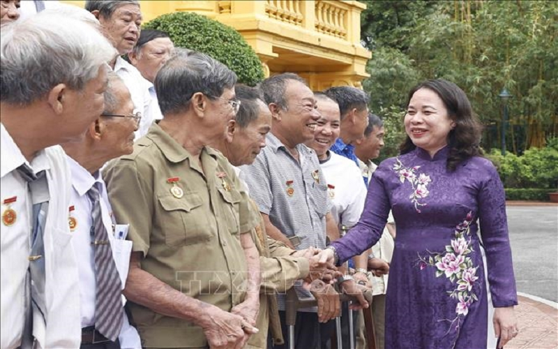 Phó chủ tịch nước Võ Thị Ánh Xuân gặp mặt đoàn đại biểu người có công tiêu biểu tỉnh An Giang