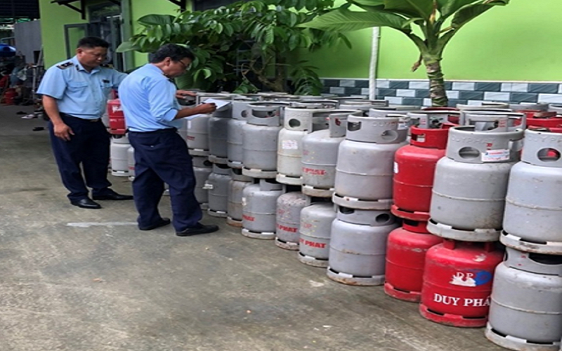 Kiên Giang: Tạm giữ 140 chai LPG có dấu hiệu trao đổi, lưu giữ, thu gom chai LPG không thuộc sở hữu