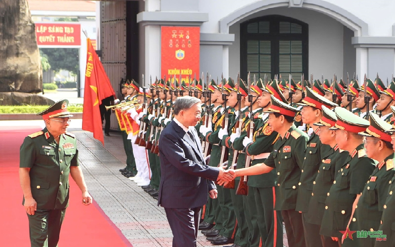 Tổng Bí thư, Chủ tịch nước Tô Lâm thăm và làm việc với Tổng cục II