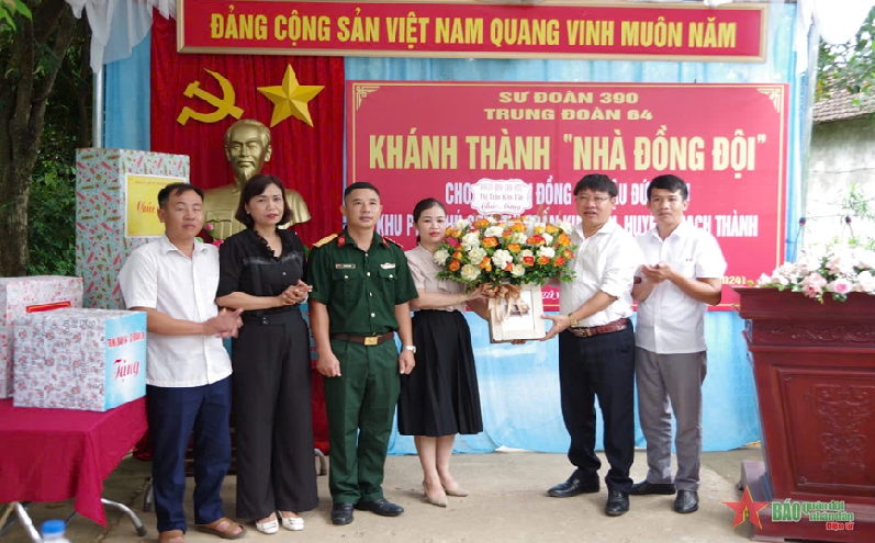 Sư đoàn 390 khánh thành, bàn giao Nhà đồng đội