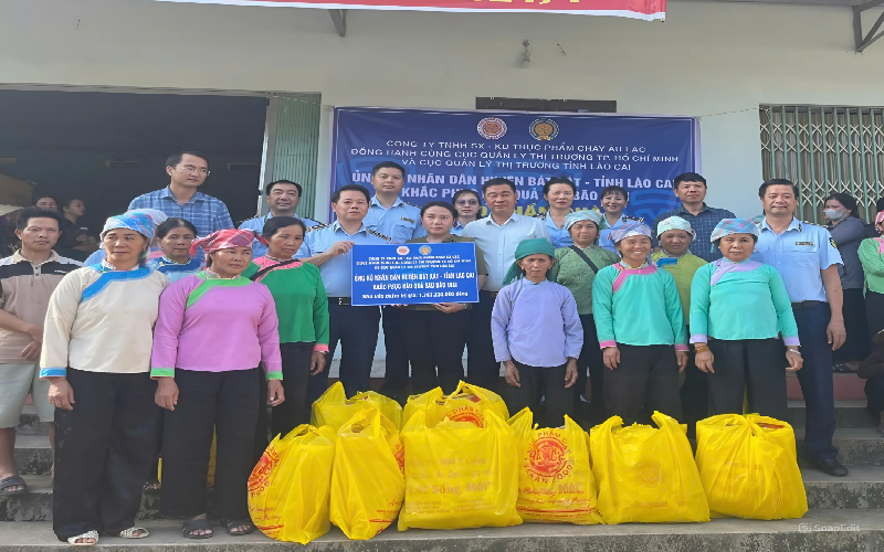 Lào Cai: Hỗ trợ 35 tấn hàng nhu yếu phẩm cho nhân dân huyện Bát Xát khắc phục hậu quả sau bão Yagi