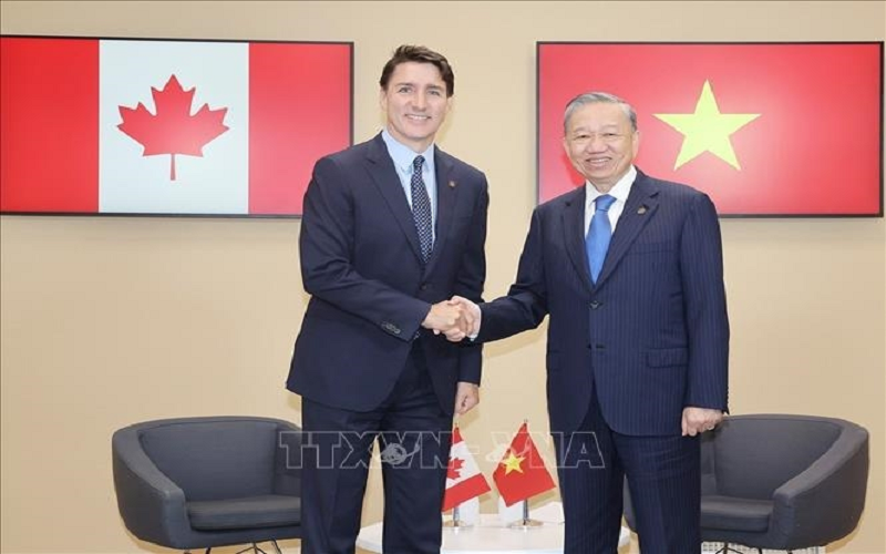 Tổng Bí thư, Chủ tịch nước Tô Lâm gặp Thủ tướng Canada, Thủ tướng Bỉ và Tổng thống Mauritania