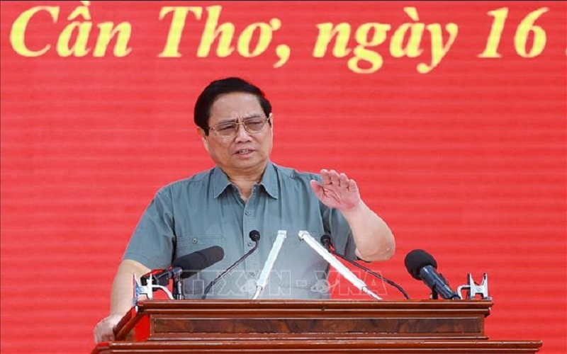 Thủ tướng Phạm Minh Chính chủ trì Hội nghị tháo gỡ khó khăn, thúc đẩy phát triển hạ tầng Đồng bằng sông Cửu Long