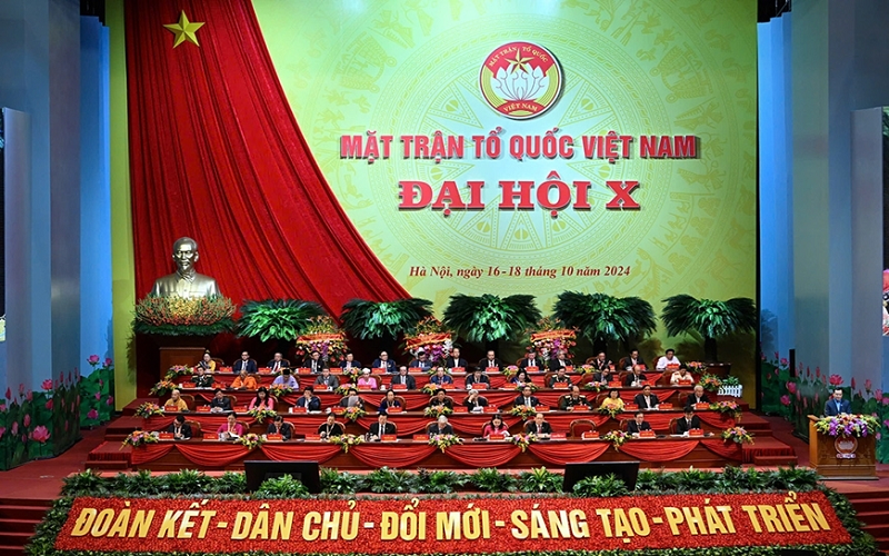 Bế mạc Đại hội đại biểu toàn quốc Mặt trận Tổ quốc lần thứ X, nhiệm kỳ 2024-2029