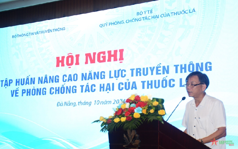 Tập huấn nâng cao năng lực truyền thông về phòng, chống tác hại của thuốc lá