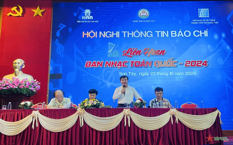 Liên hoan các ban nhạc toàn quốc 2024 chính thức diễn ra vào ngày 31-10 tại thị xã Sơn Tây