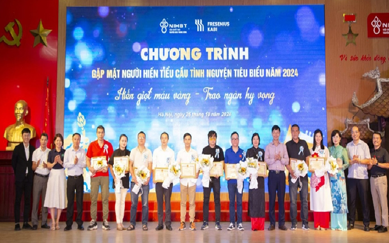 Tôn vinh 200 người hiến tiểu cầu tiêu biểu năm 2024