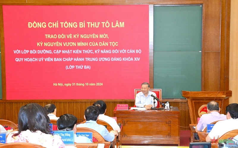 Tổng Bí thư Tô Lâm: Ý đảng hòa quyện với lòng dân trong khát vọng xây dựng đất nước phồn vinh, hạnh phúc