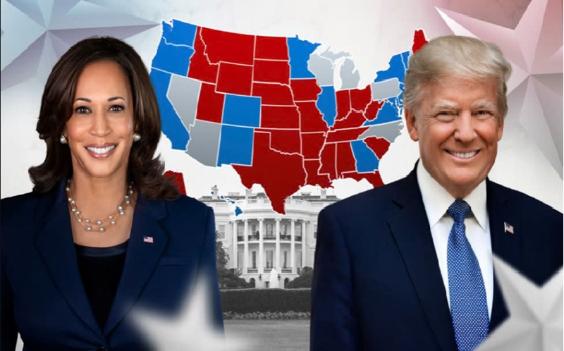 Bầu cử tổng thống Mỹ 2024: Tỷ lệ phiếu đại cử tri: Donald Trump 124 - 99 Kamala Harris