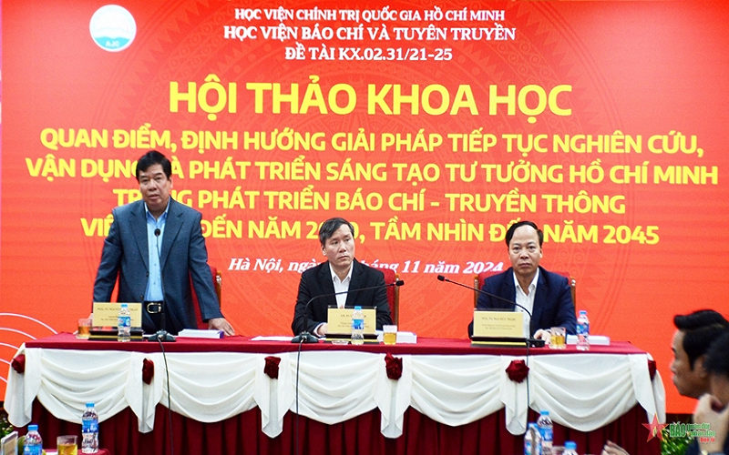 Vận dụng và phát triển sáng tạo tư tưởng Hồ Chí Minh trong phát triển báo chí-truyền thông