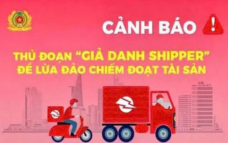 Cảnh báo thủ đoạn lừa đảo khi truy cập vào đường link do shipper gử