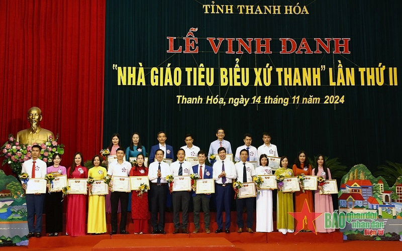 Thanh Hóa vinh danh 133 nhà giáo tiêu biểu